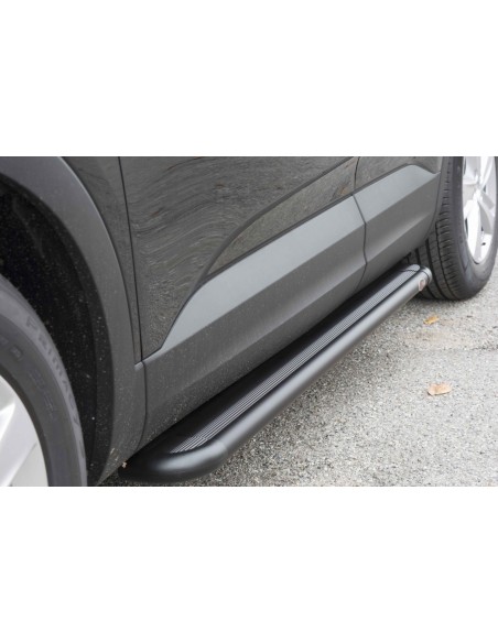 Pedane laterali S50 stondate alluminio BLACK Kia Sorento dal 2021