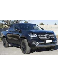 Pedane laterali S50 stondate alluminio black Mercedes Classe X doppia cabin 2