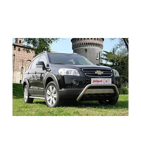 Pedane laterali S50 stondate alluminio Chevrolet Captiva 2006 2010