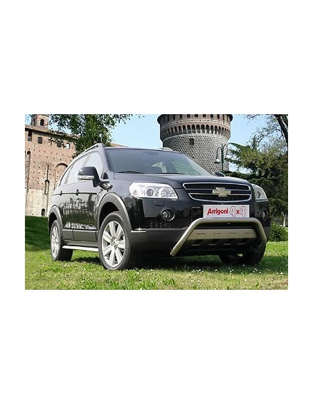 Pedane laterali S50 stondate alluminio Chevrolet Captiva 2006 2010