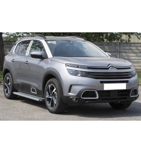 Pedane laterali S50 stondate alluminio Citroen C5 Aircross dal 2019
