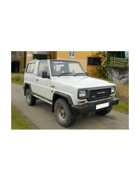 Pedane laterali S50 stondate alluminio Daihatsu Rocky 4 porte