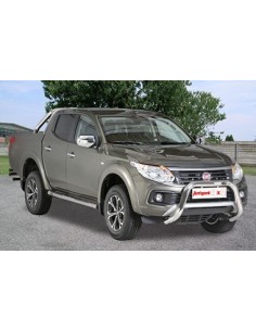Pedane laterali S50 stondate alluminio Fiat Fullback doppia cabina 2