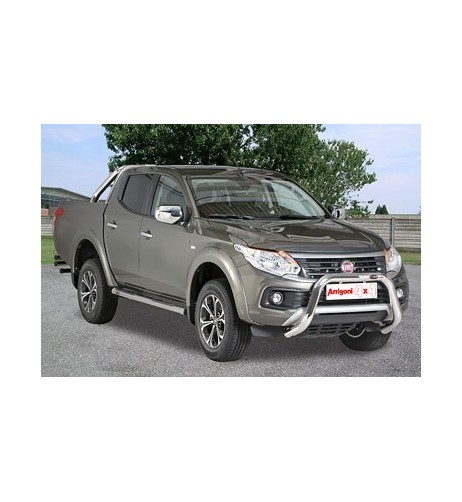 Pedane laterali S50 stondate alluminio Fiat Fullback doppia cabina