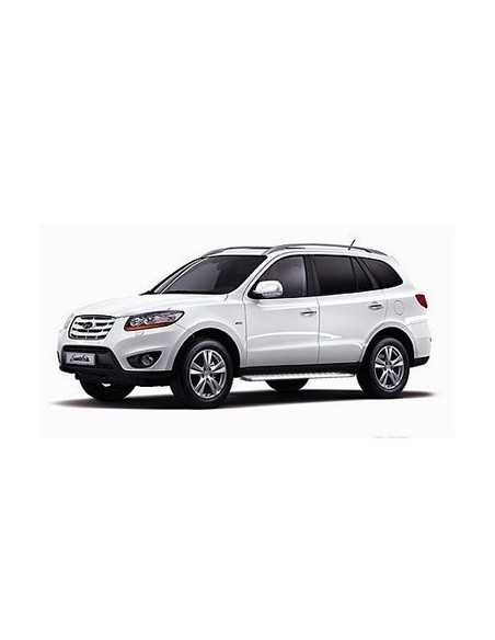 Pedane laterali S50 stondate alluminio Hyundai Santa Fe 2006 2012