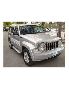 Pedane laterali S50 stondate alluminio Jeep Cherokee 2008 2013 2