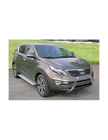 Pedane laterali S50 stondate alluminio Kia Sportage 2010 2015