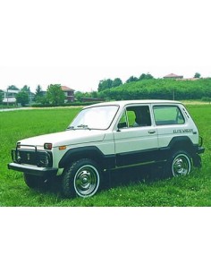 Pedane laterali S50 stondate alluminio Lada Niva 2