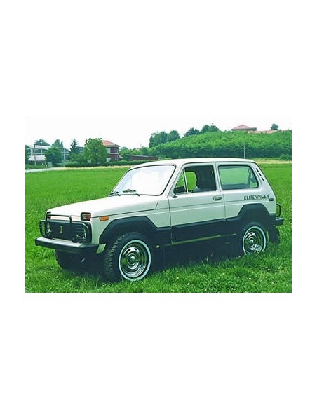 Pedane laterali S50 stondate alluminio Lada Niva