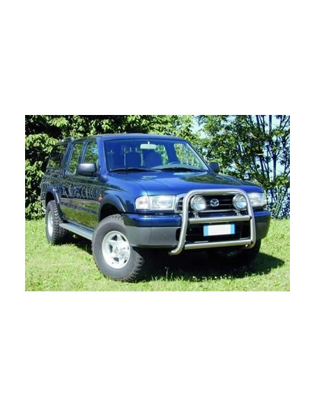 Pedane laterali S50 stondate alluminio Mazda B2500 Super Cab dal 1999 al 20