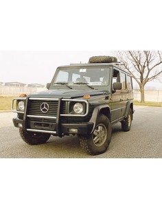Pedane laterali S50 stondate alluminio Mercedes Classe G 2p 1979 2017 2