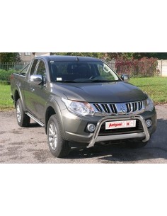 Pedane laterali S50 stondate alluminio Mitsubishi L200 Club Cab 2015 2018 2