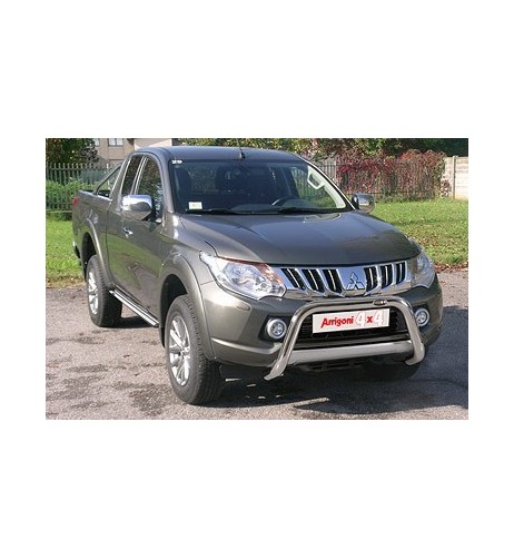 Pedane laterali S50 stondate alluminio Mitsubishi L200 Club Cab 2015 2018
