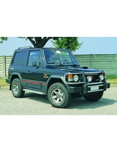 Pedane laterali S50 stondate alluminio Mitsubishi Pajero 2 porte fino al 19 2