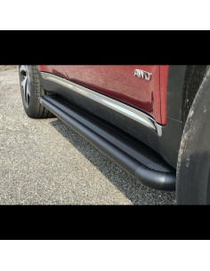 Pedane laterali S50 stondate alluminio NERO Kia Sportage 2016 2021