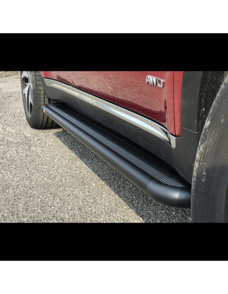 Pedane laterali S50 stondate alluminio NERO Kia Sportage 2016 2021