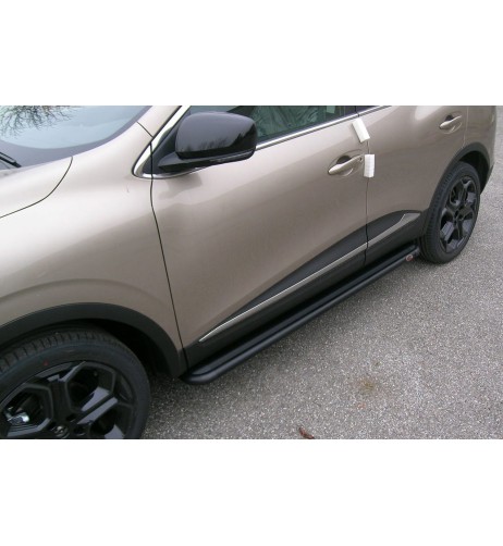 Pedane laterali S50 stondate alluminio NERO Renault Kadjar dal 2015
