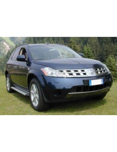 Pedane laterali S50 stondate alluminio Nissan Murano fino al 2007 2