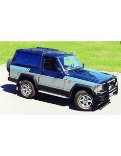 Pedane laterali S50 stondate alluminio Nissan Patrol TR Safari 4 porte 2