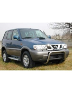 Pedane laterali S50 stondate alluminio Nissan Terrano 4 porte dal 1996 2