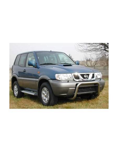 Pedane laterali S50 stondate alluminio Nissan Terrano 4 porte dal 1996