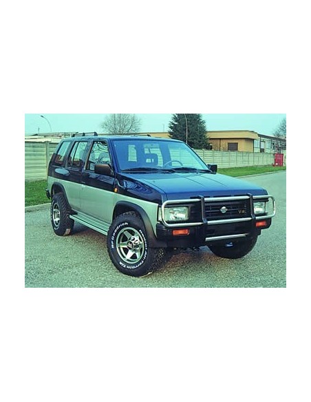 Pedane laterali S50 stondate alluminio Nissan Terrano fino al 1995