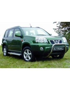 Pedane laterali S50 stondate alluminio Nissan X Trail dal 2001 al 2003 2