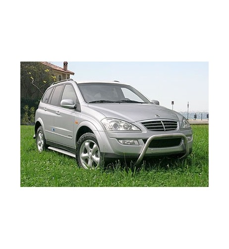 Pedane laterali S50 stondate alluminio SsangYong Kyron dal 2005