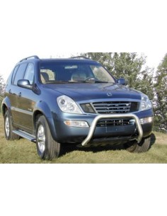 Pedane laterali S50 stondate alluminio SsangYong Rexton dal 2001 al 2012 2