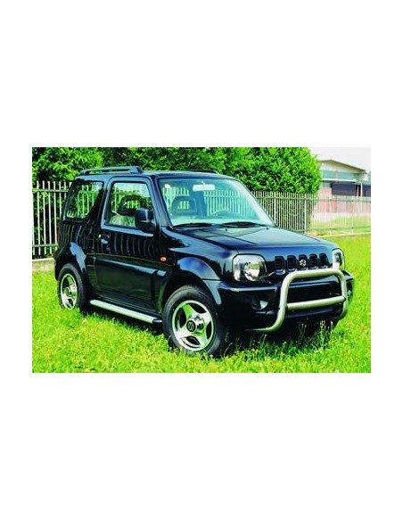 Pedane laterali S50 stondate alluminio Suzuki Jimny fino al 2011