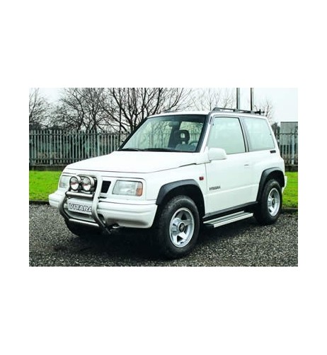 Pedane laterali S50 stondate alluminio Suzuki Vitara 2 porte