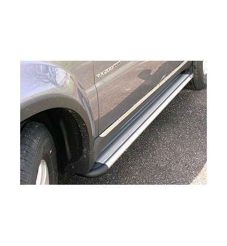 Pedane laterali S50 stondate alluminio Tata Xenon Double Cab