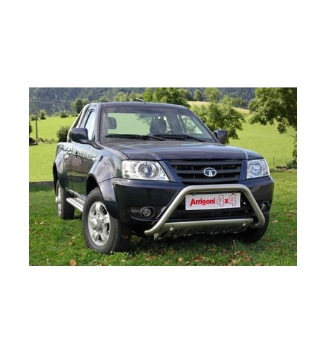 Pedane laterali S50 stondate alluminio Tata Xenon Double Cab