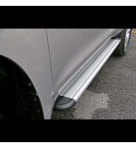 Pedane laterali S50 stondate alluminio Toyota Land Cruiser 150 3 porte