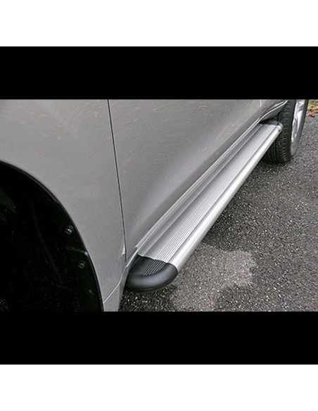 Pedane laterali S50 stondate alluminio Toyota Land Cruiser 150 3 porte