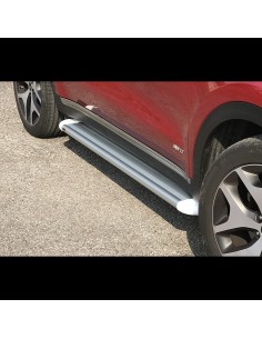 Pedane laterali S50 WHITE stondate alluminio Kia Sportage 2016 2021