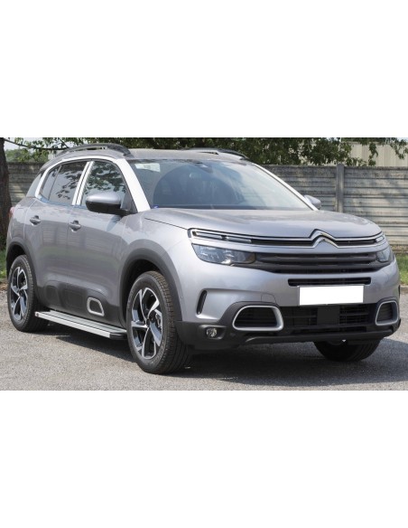 Pedane laterali STD squadrate alluminio Citroen C5 Aircross 2018 2025