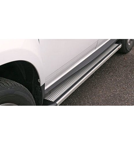 Pedane laterali STD squadrate alluminio Dacia Duster 2010 2017