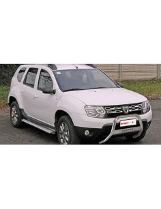 Pedane laterali STD squadrate alluminio Dacia Duster 2010 2017 2