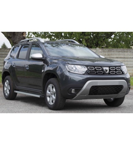 Pedane laterali STD squadrate alluminio Dacia Duster 2018 2023