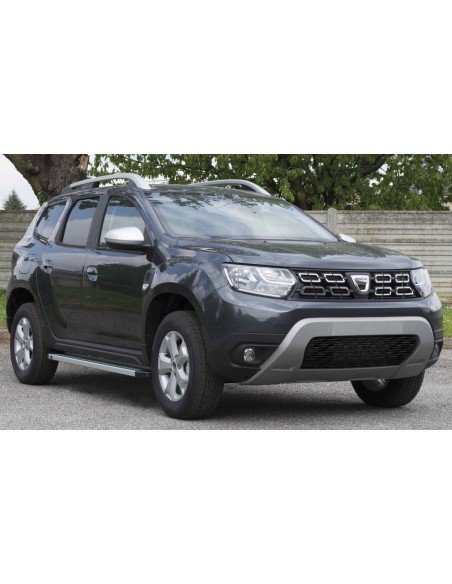 Pedane laterali STD squadrate alluminio Dacia Duster 2018 2023