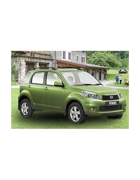 Pedane laterali STD squadrate alluminio Daihatsu Terios J2 dal 2006