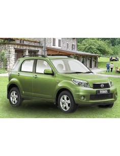 Pedane laterali STD squadrate alluminio Daihatsu Terios J2 dal 2006 Overfen 2