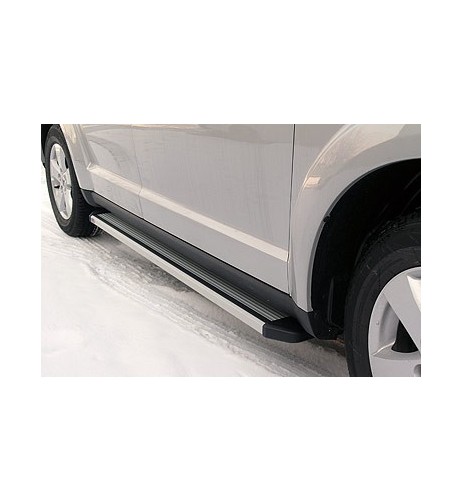 Pedane laterali STD squadrate alluminio Fiat Freemont dal 2011