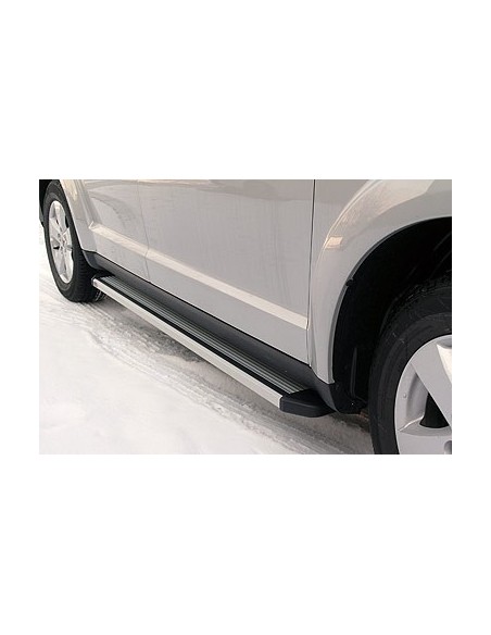 Pedane laterali STD squadrate alluminio Fiat Freemont dal 2011