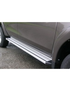 Pedane laterali STD squadrate alluminio Fiat Fullback Extracab dal 2016