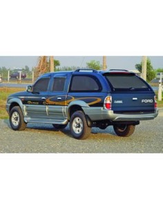 Pedane laterali STD squadrate alluminio Ford Ranger Double Cab dal 1999 al  2