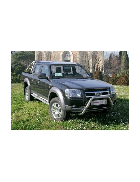 Pedane laterali STD squadrate alluminio Ford Ranger Double Cab dal 2007 al 