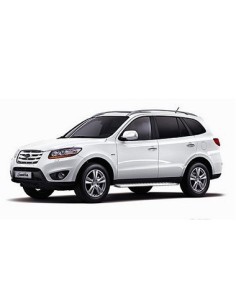 Pedane laterali STD squadrate alluminio Hyundai Santa Fe 2006 2012 2
