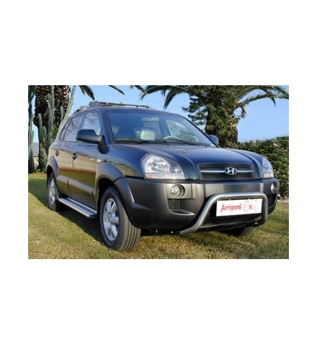 Pedane laterali STD squadrate alluminio Hyundai Terracan dal 2005